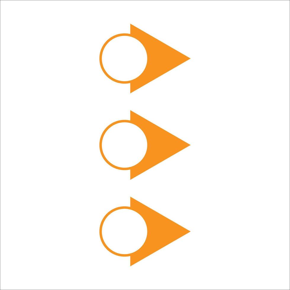 Modern bullet points element vector