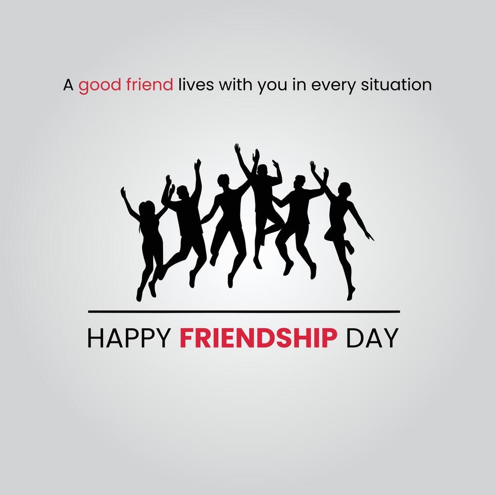 happy friendship day vector