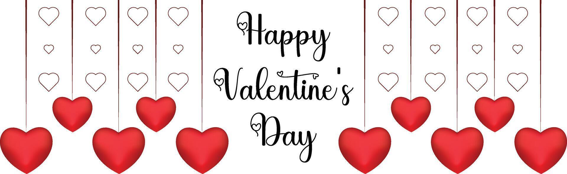 Happy Valentines Day illustration vector