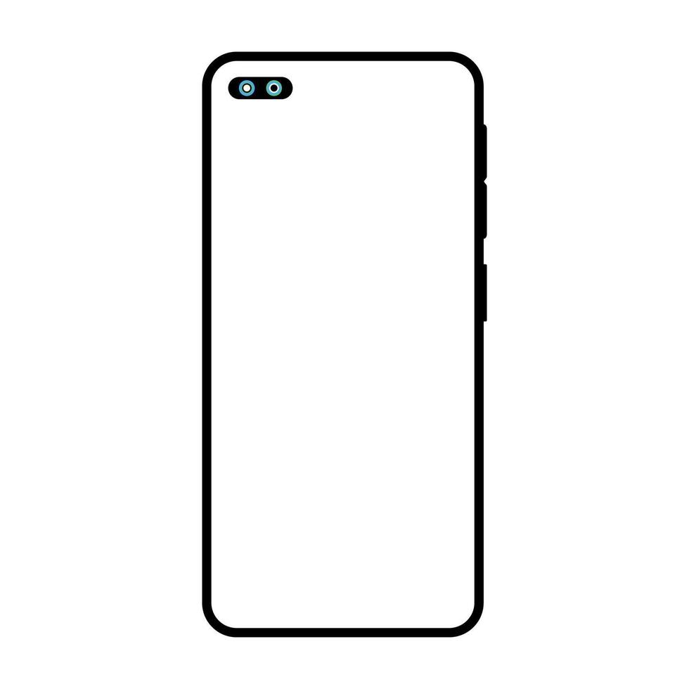Phone frame design vector