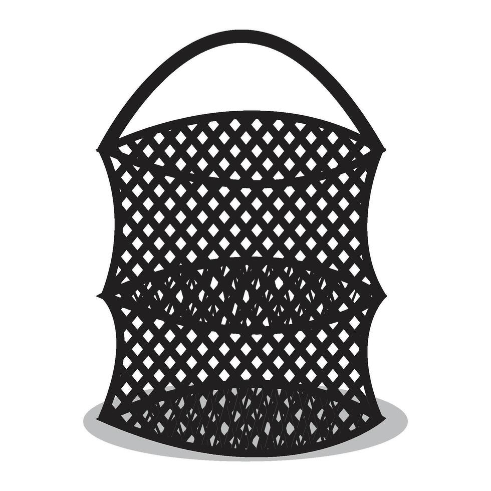 fishing net icon illustration template design vector