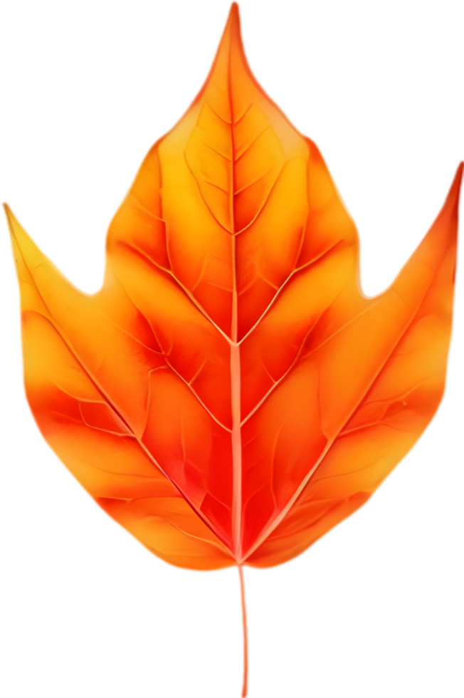 An image of a stylized leaf. AI-Generated. png