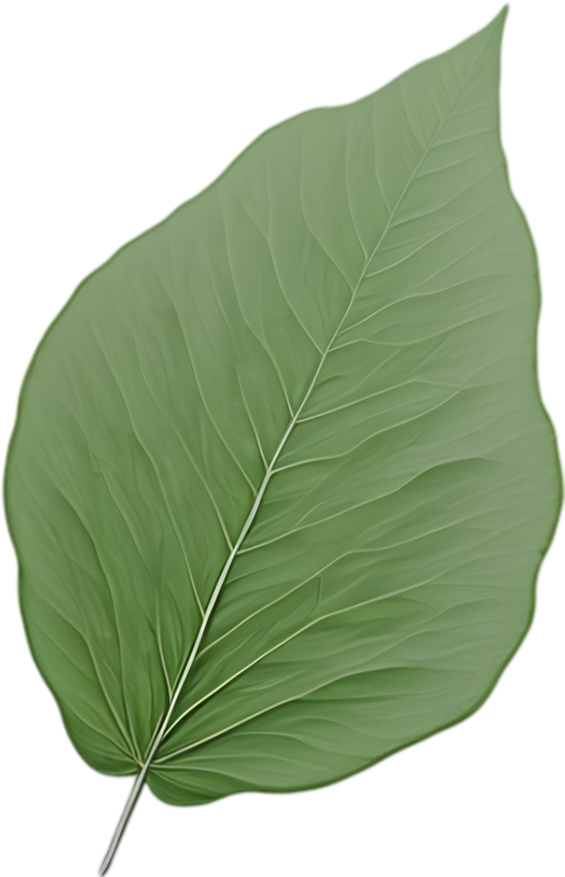 An image of a stylized leaf. AI-Generated. png