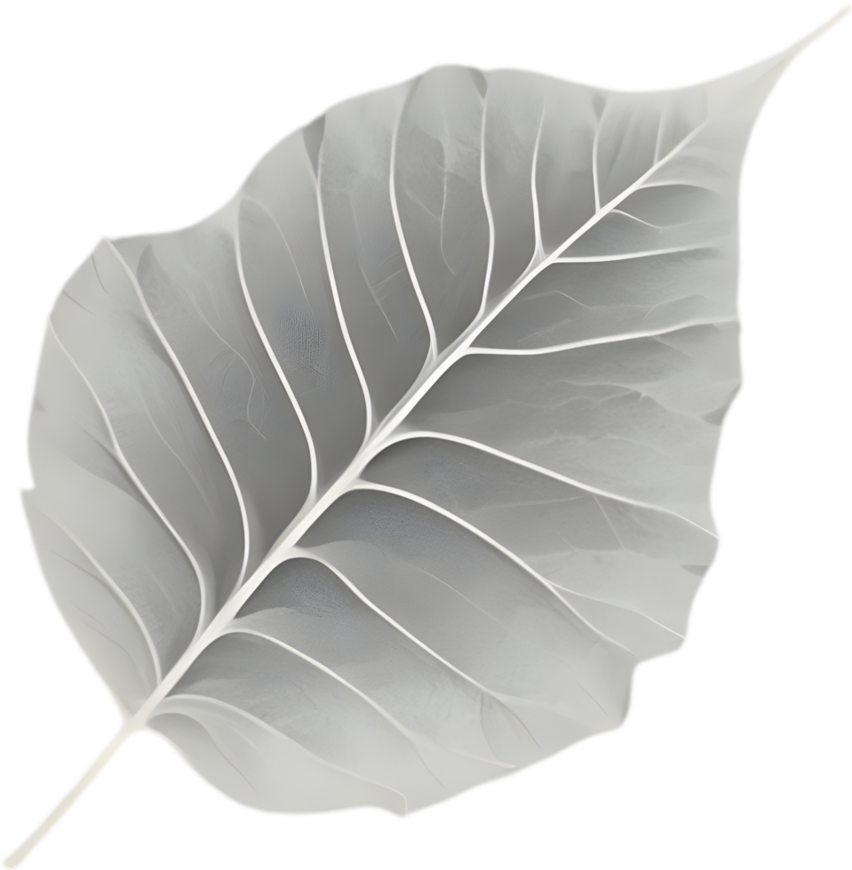 An image of a stylized leaf. AI-Generated. png