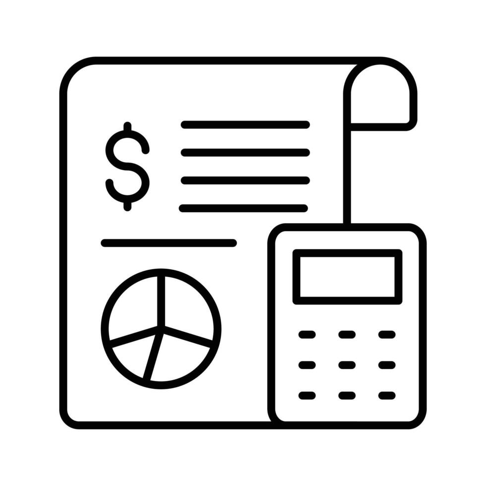 Check this beautifully designed icon of business report, statistics in trendy style vector