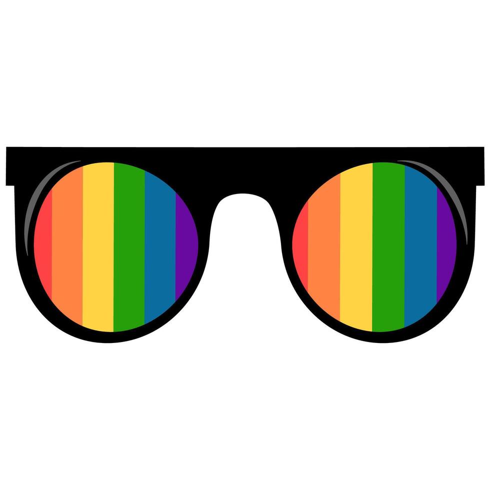 rainbow pride decoration vector