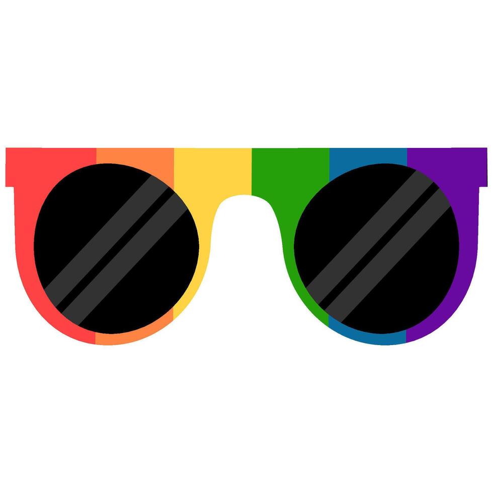 rainbow pride decoration vector