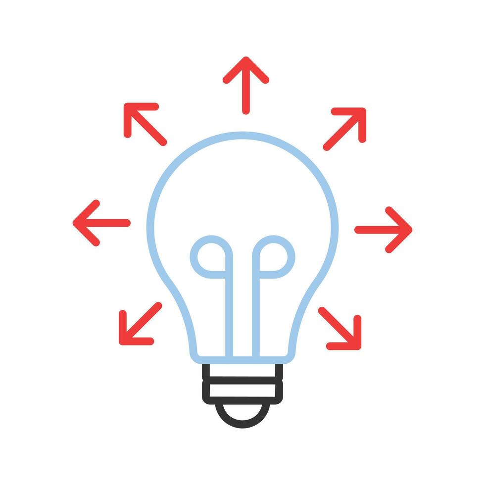 Get this amazing icon Idea Sharing in modern style, premium vector