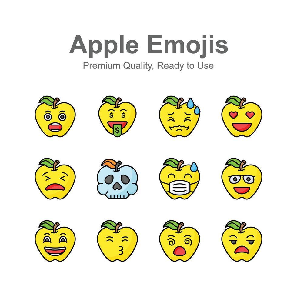 Get this carefully crafted emoji icon design, cute expressions vector