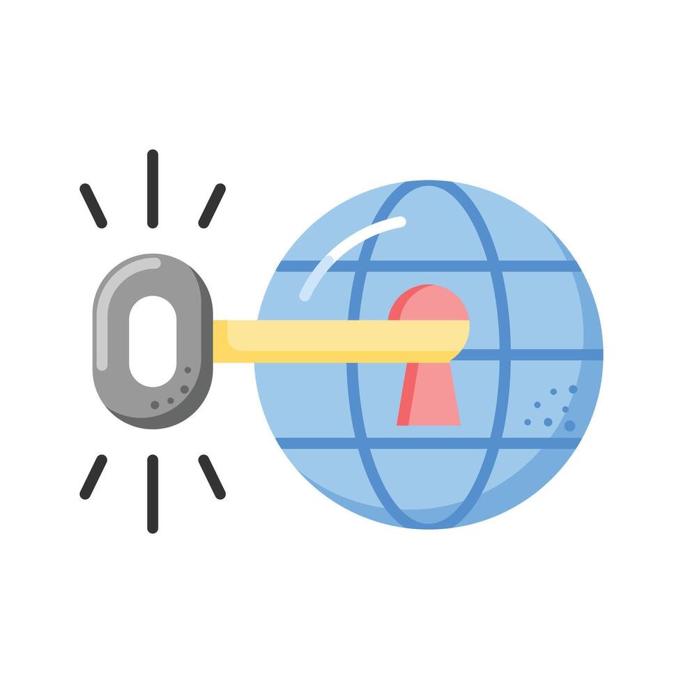 Grab this beautifully designed icon of global business vector