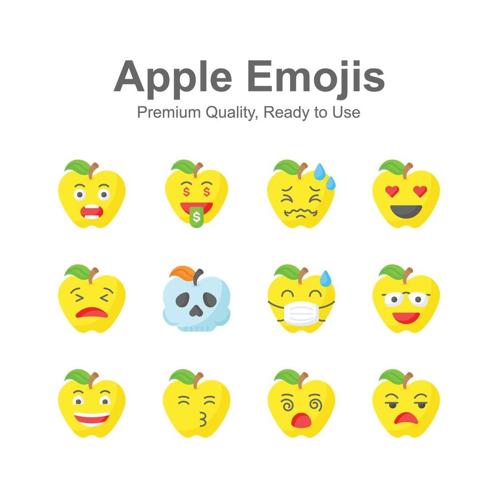 Get this carefully crafted emoji icon design, cute expressions vector