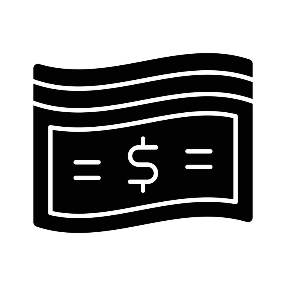An icon of paper currency in modern style, well designed of banknotes vector