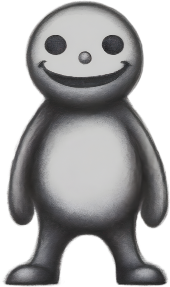 Pencil sketches of a cute creature. Ai-generated. png
