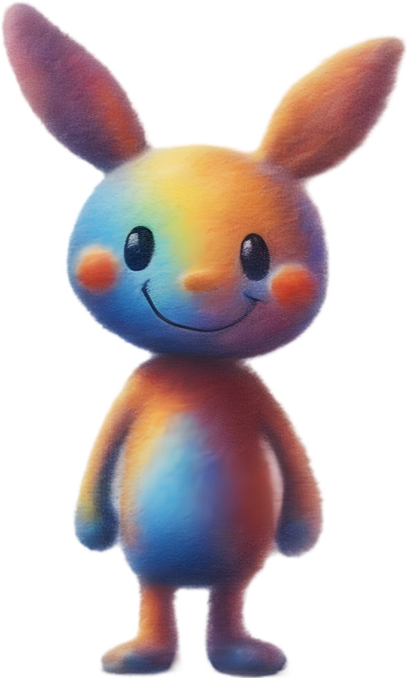 Pencil sketches of a cute creature. Ai-generated. png