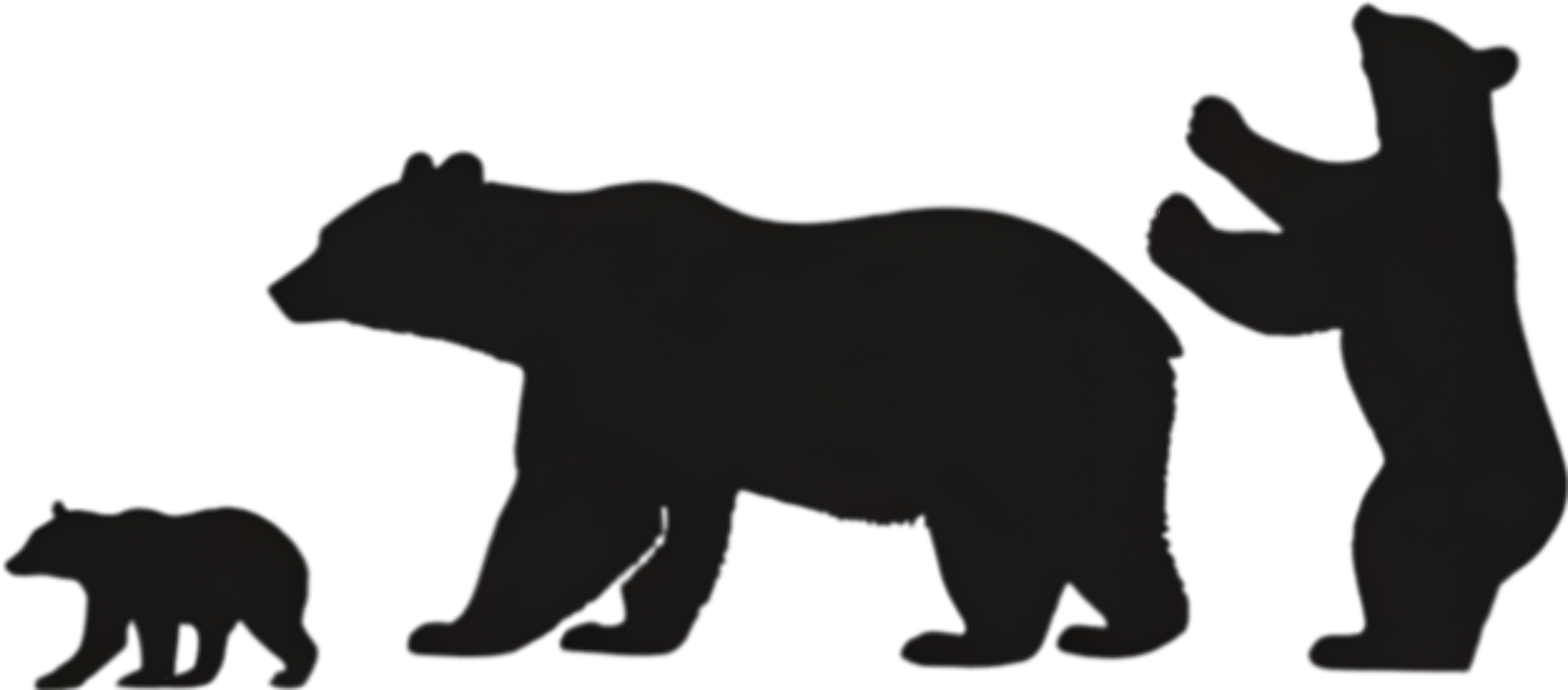 Mama bear with her cub. Ai-Generated. png