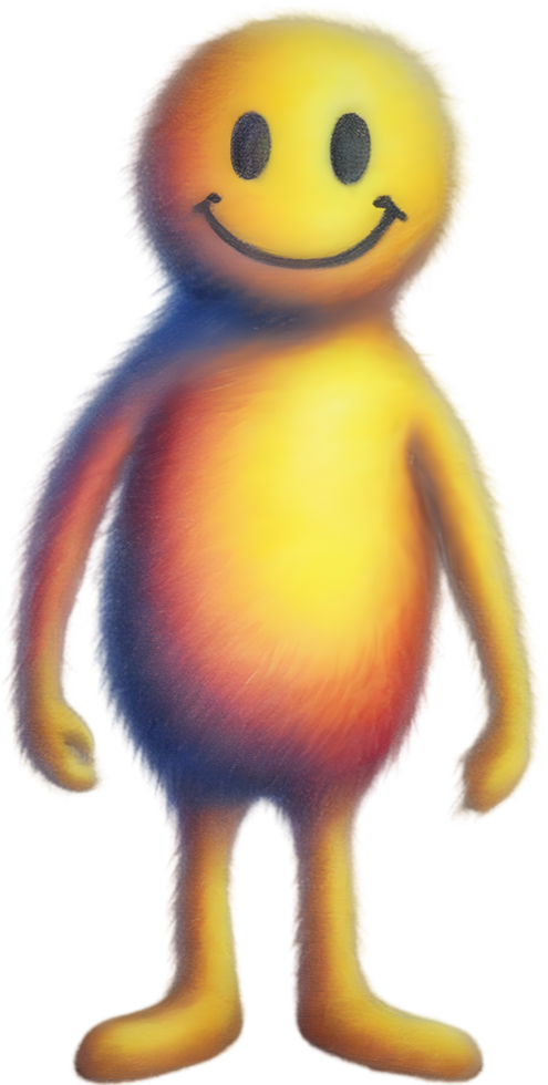 Pencil sketches of a cute creature. Ai-generated. png