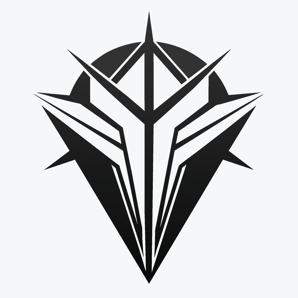 A monochrome artwork featuring a bold and stylish design in black and white, Monochrome design with a single striking element, minimalist logo vector