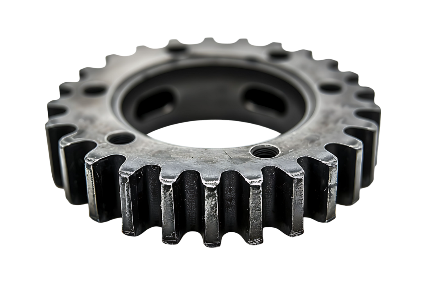 Gear cog wheel on isolated transparent background png