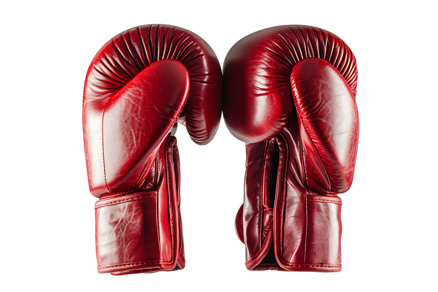 Boxing gloves on isolated transparent background png