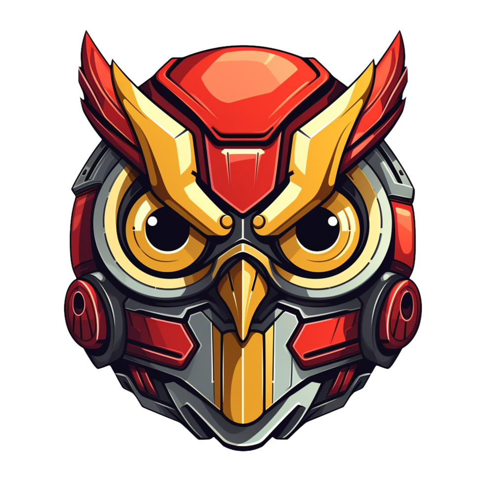 owl head mascot png