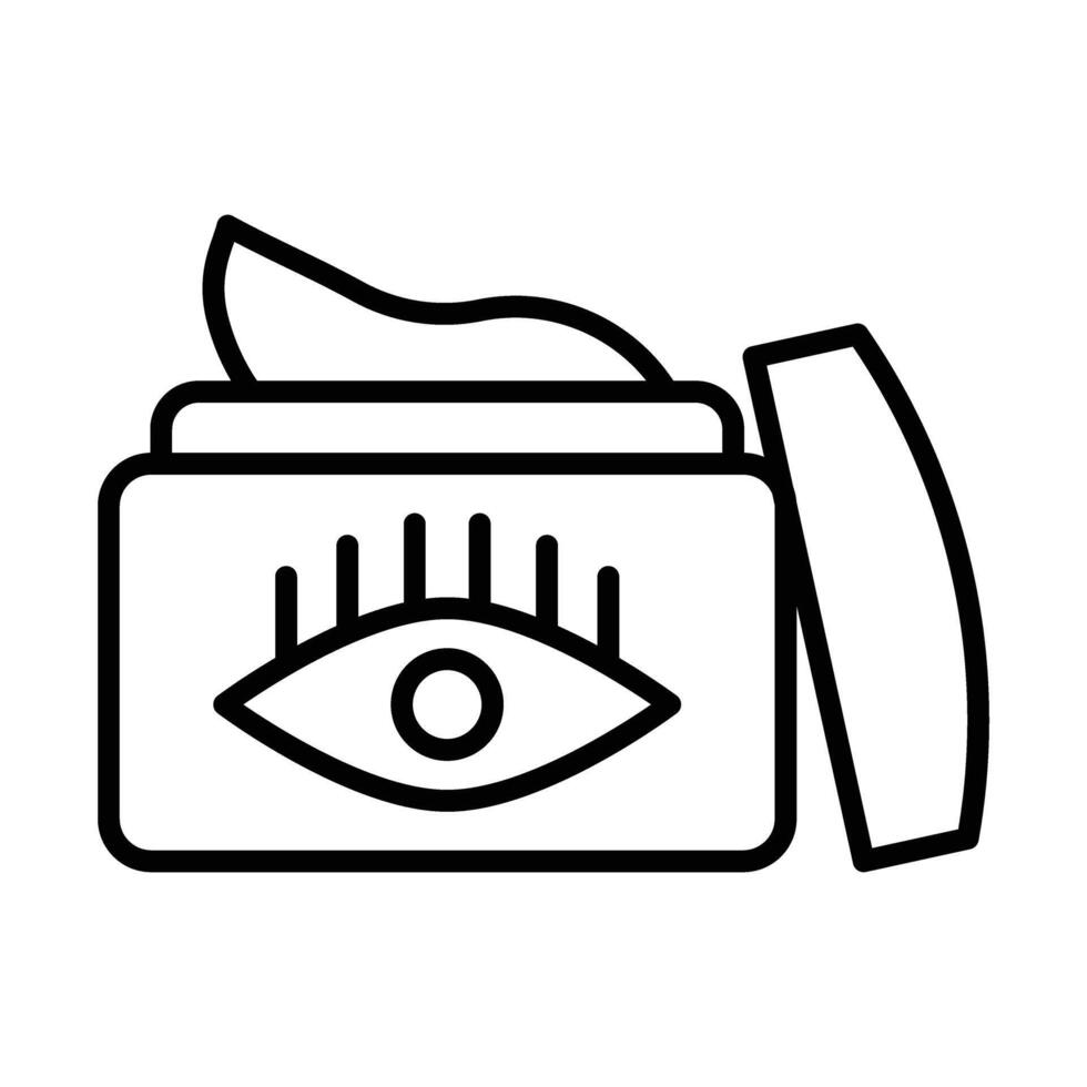 Eye cream Line Icon vector