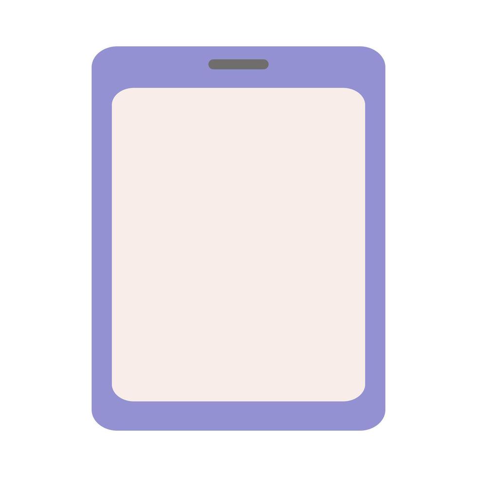 Cartoon Smart Digital Tablet Icon vector