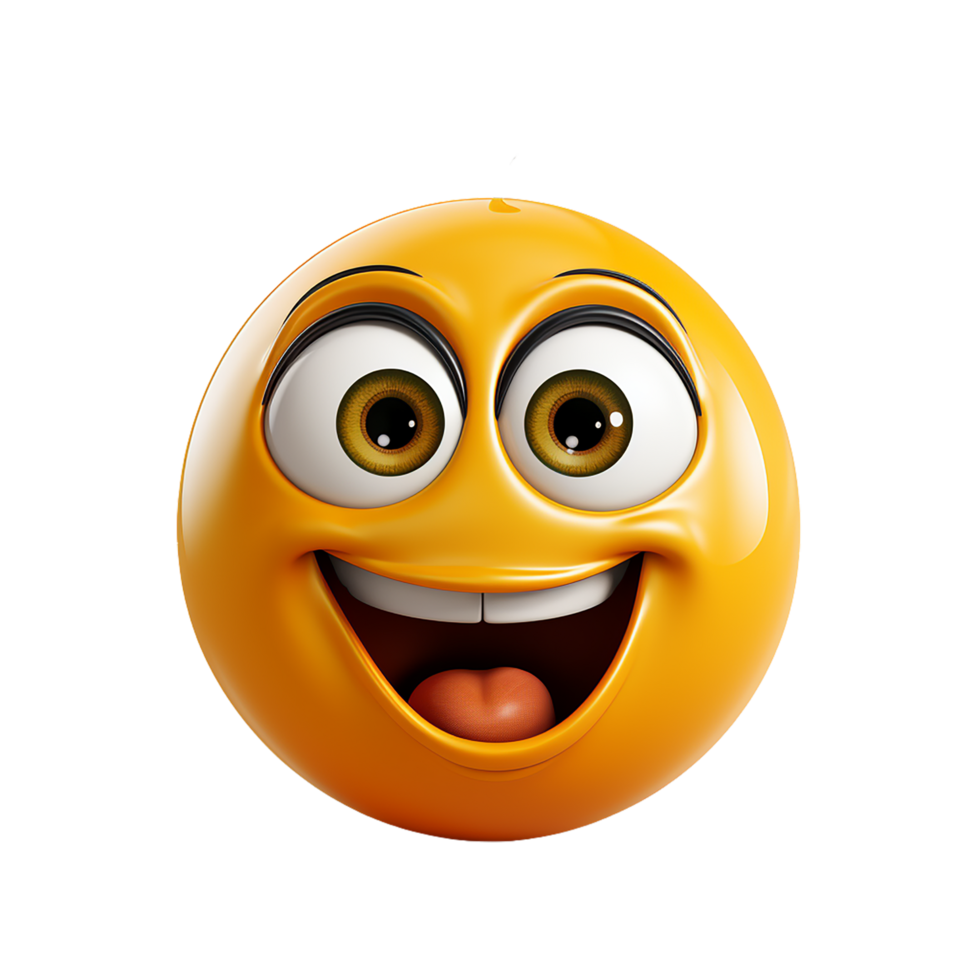 un clin d'oeil visage emoji png