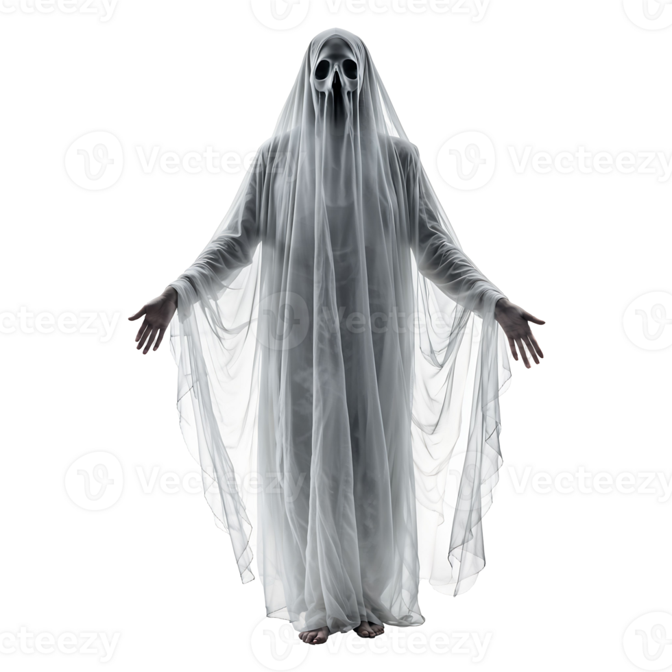 Ghostly Apparition Isolated on Transparent Background png