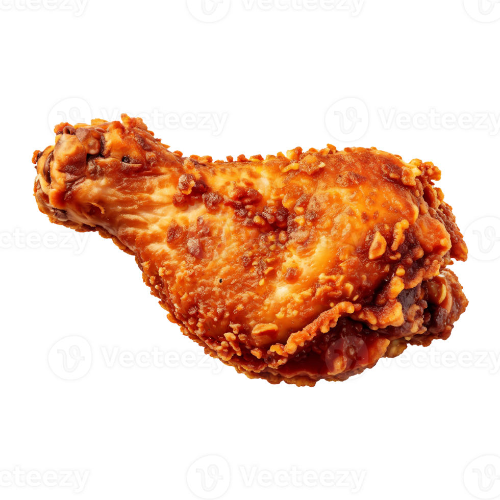Fried Chicken Wing Isolated on Transparent Background png