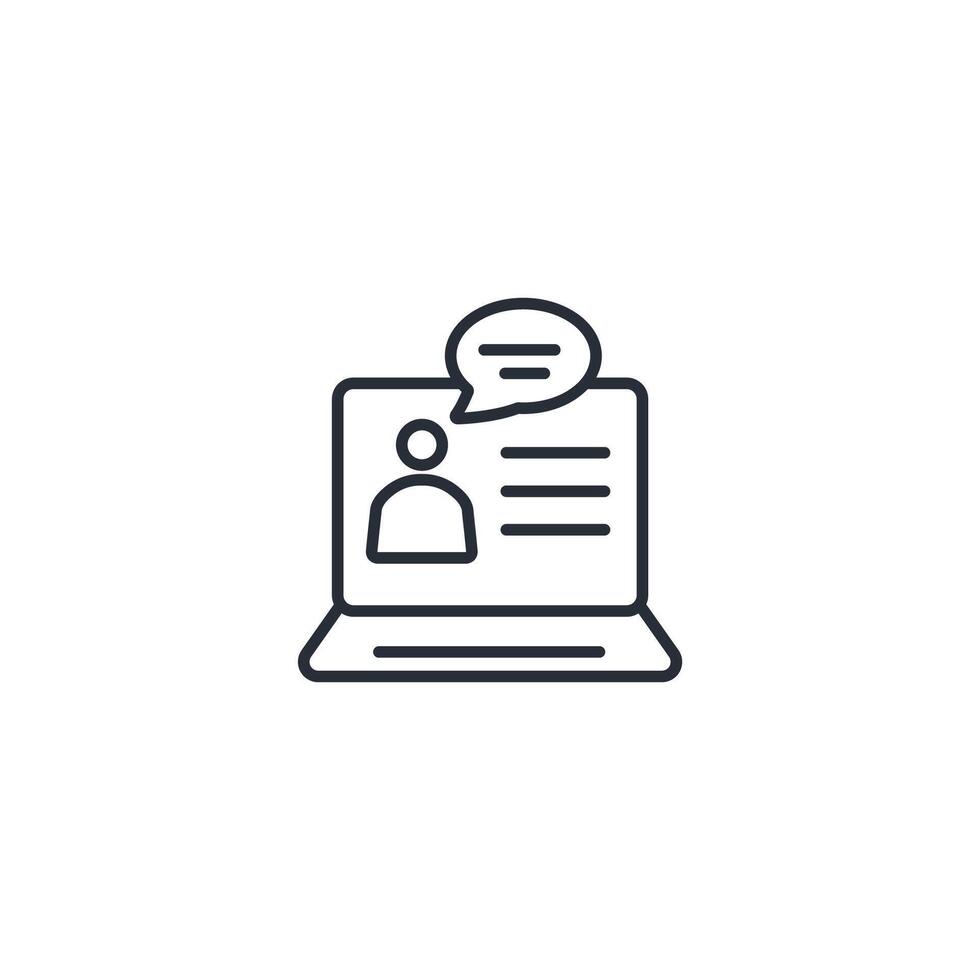 Mentor icon. .Editable stroke.linear style sign for use web design,logo.Symbol illustration. vector