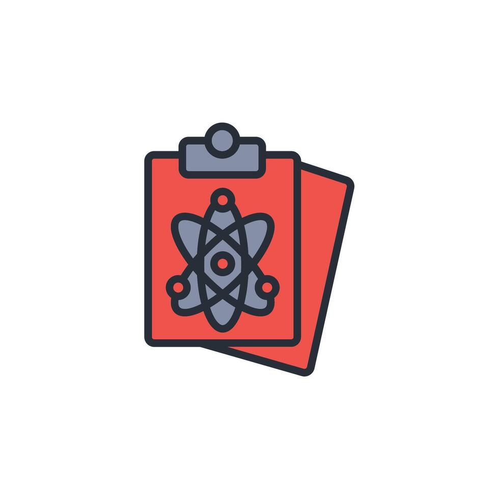 physics icon. .Editable stroke.linear style sign for use web design,logo.Symbol illustration. vector