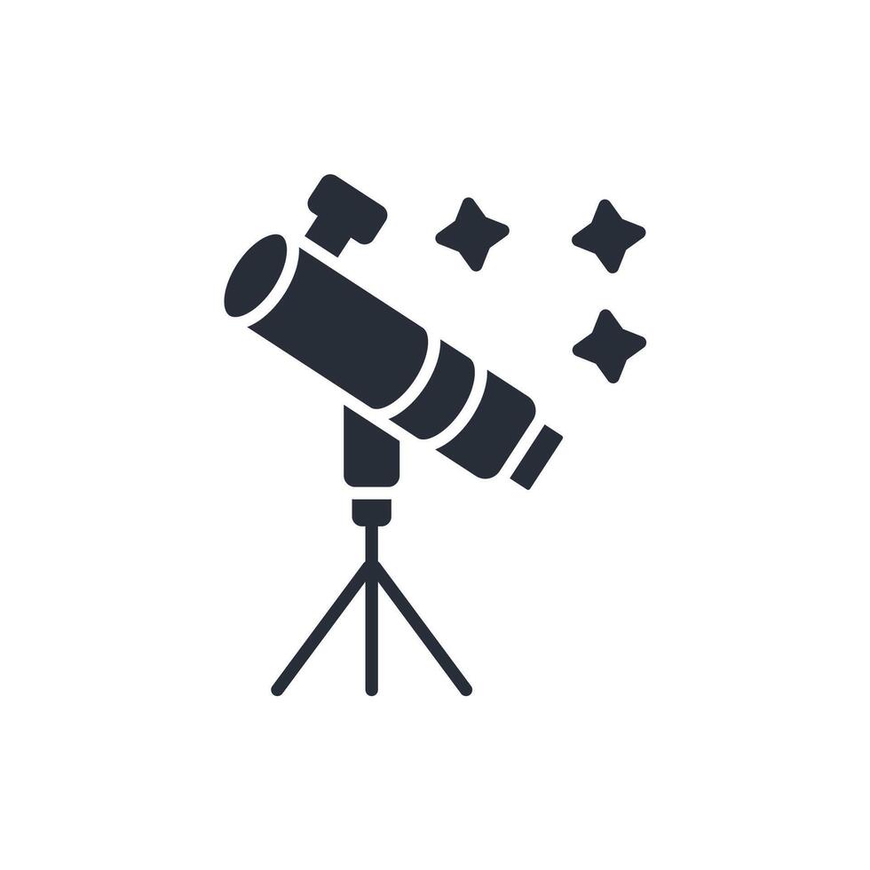 astronomy icon. .Editable stroke.linear style sign for use web design,logo.Symbol illustration. vector