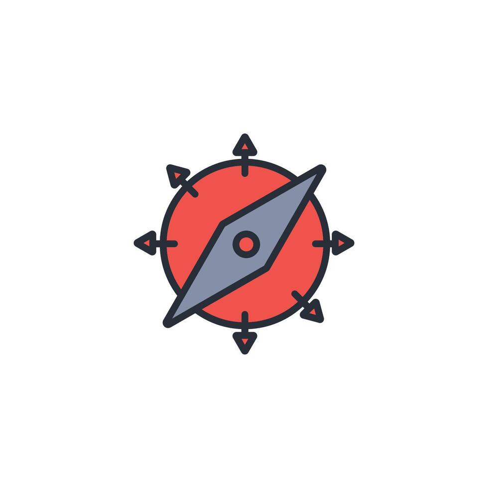 navigation icon. .Editable stroke.linear style sign for use web design,logo.Symbol illustration. vector