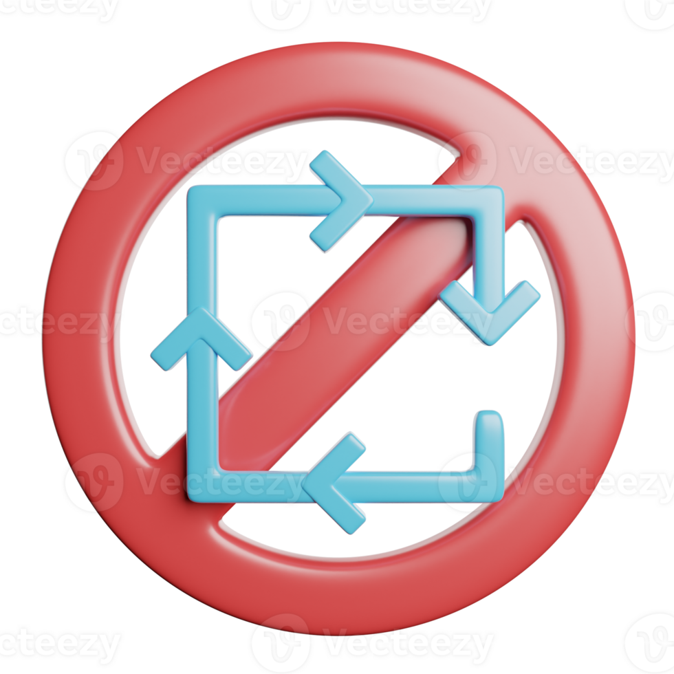 No Recyclable Recycle png
