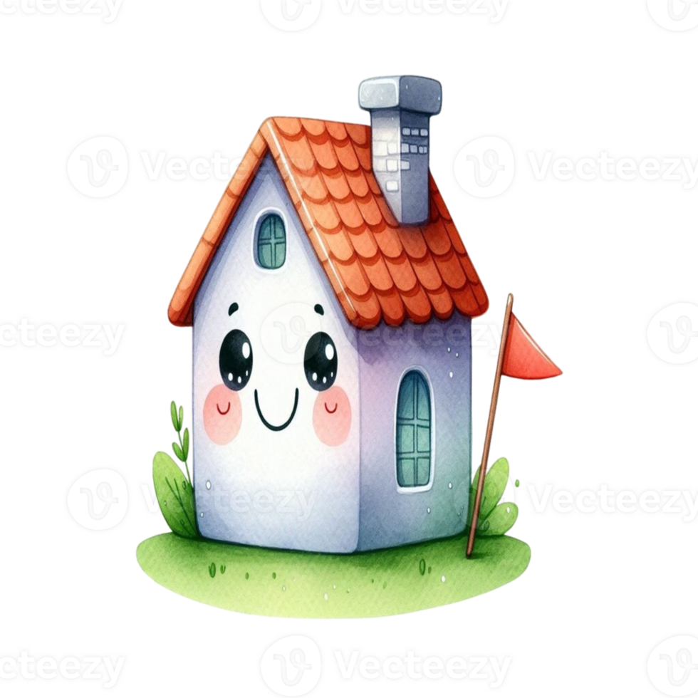 aigenerated house with a window png