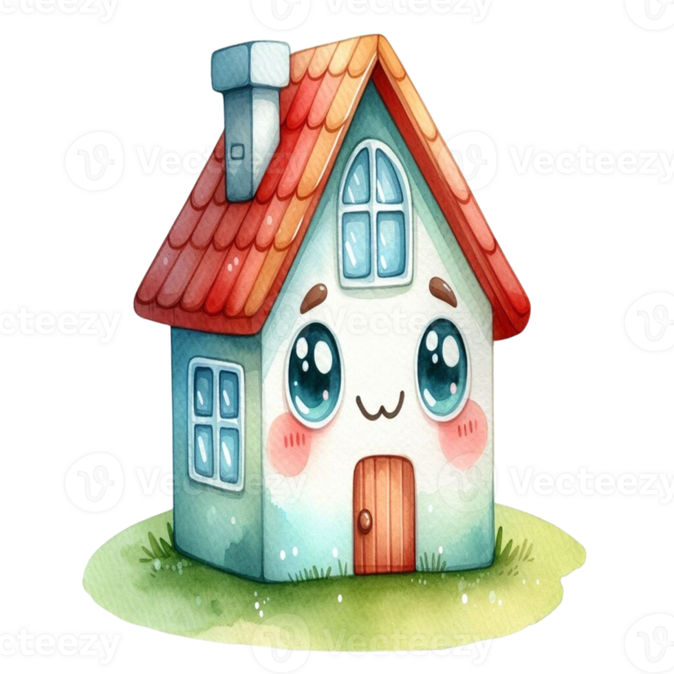 aigenerated house with a window png