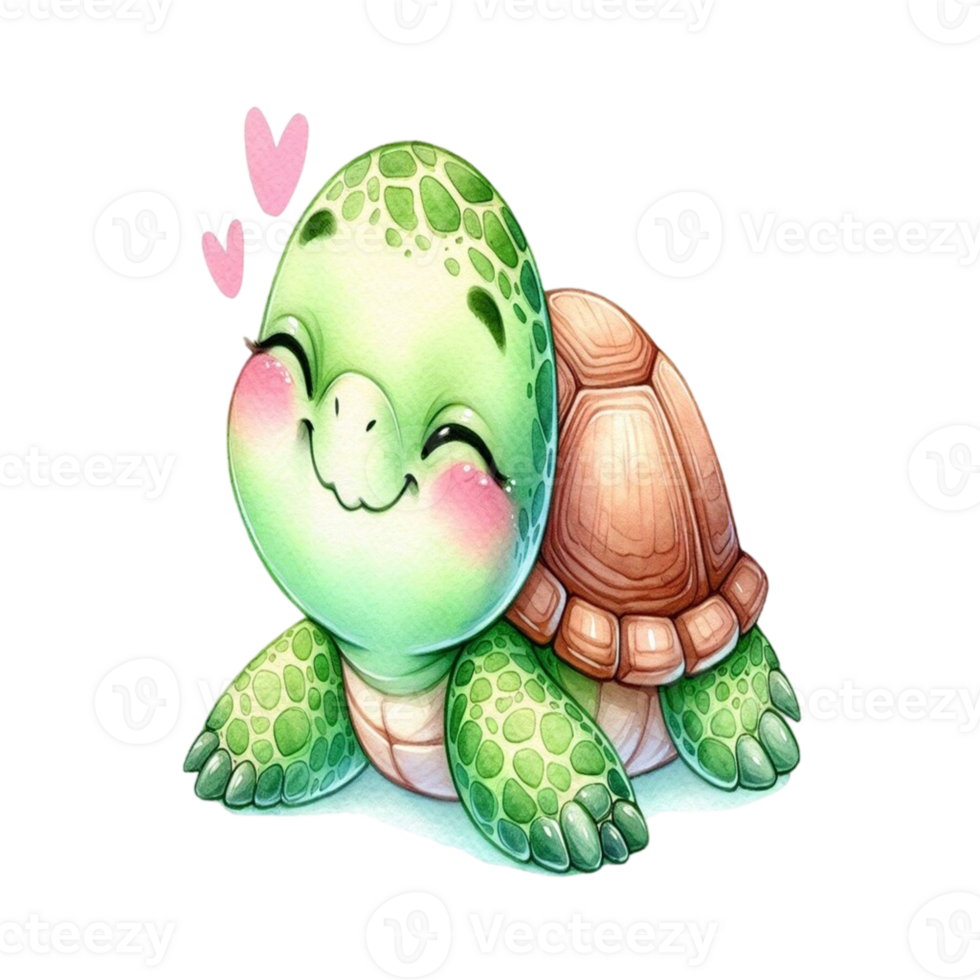 aigenerated cute turtle png