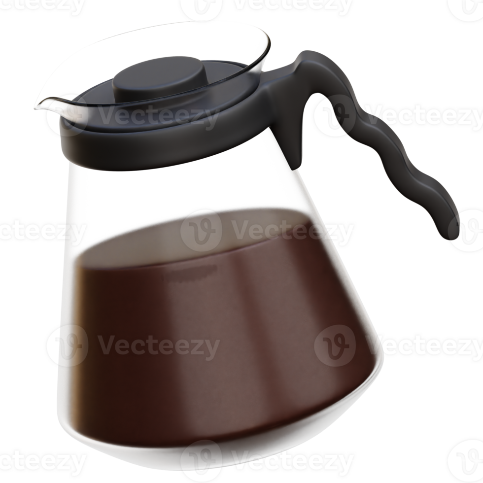 Coffee Server 3d Illustration png