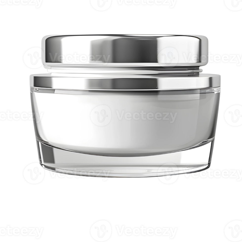 A mockup cosmetic jar png
