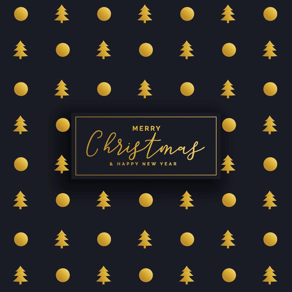 premium dark christmas pattern design background vector