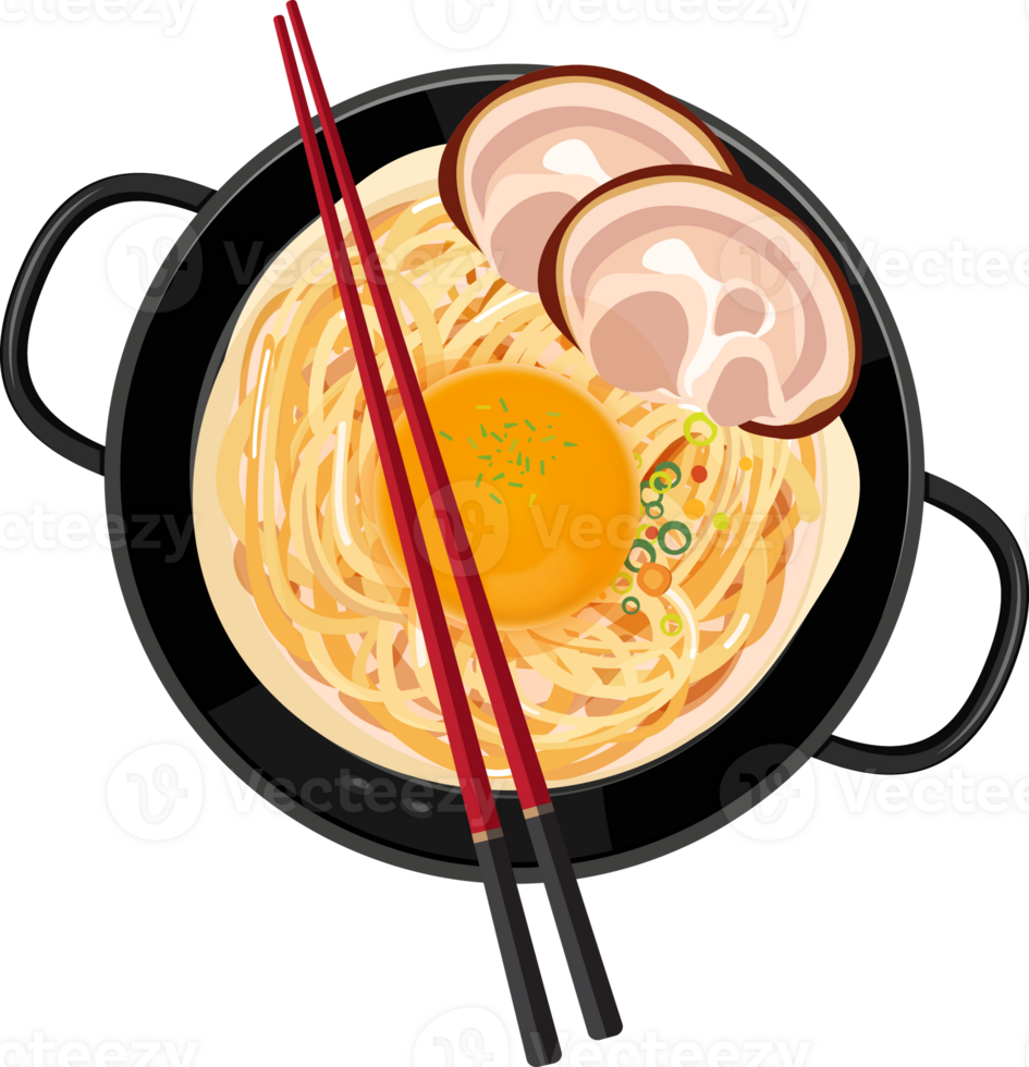Chinese food, Japanese Ramen On A Bowl , Noodle Soup png