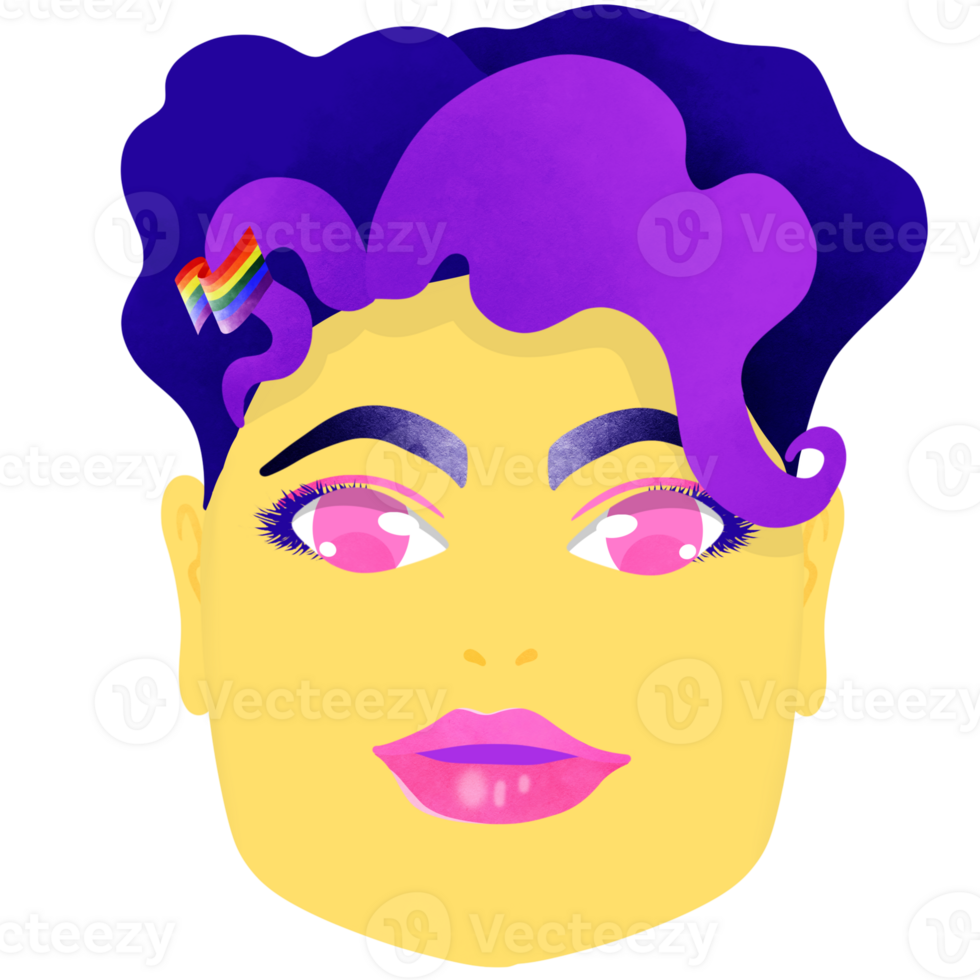 Pride month and women are beauty png