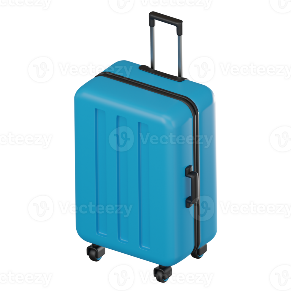 3D Icon of Suitcase for Journey and Tourism. 3D Render png