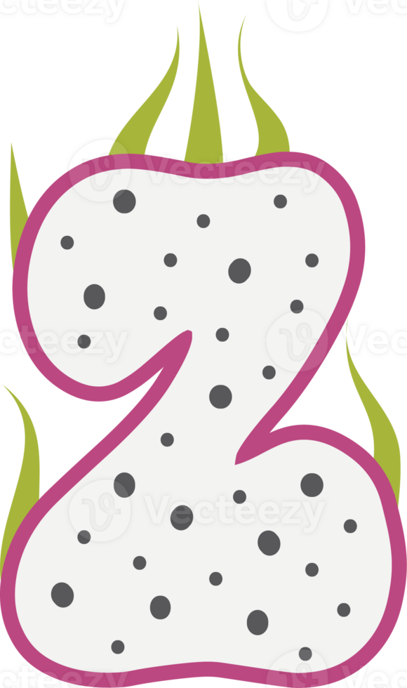 Dragon Fruit Alphabets png