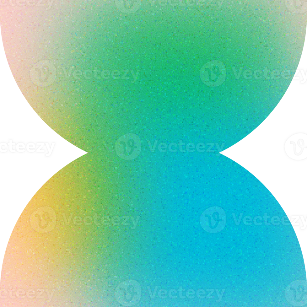 Cool Shape Hourglass Silhouette Symmetric Pinched Center Hourglass Gradient with Noisy Effect Timeless for Inspirational Quotes png