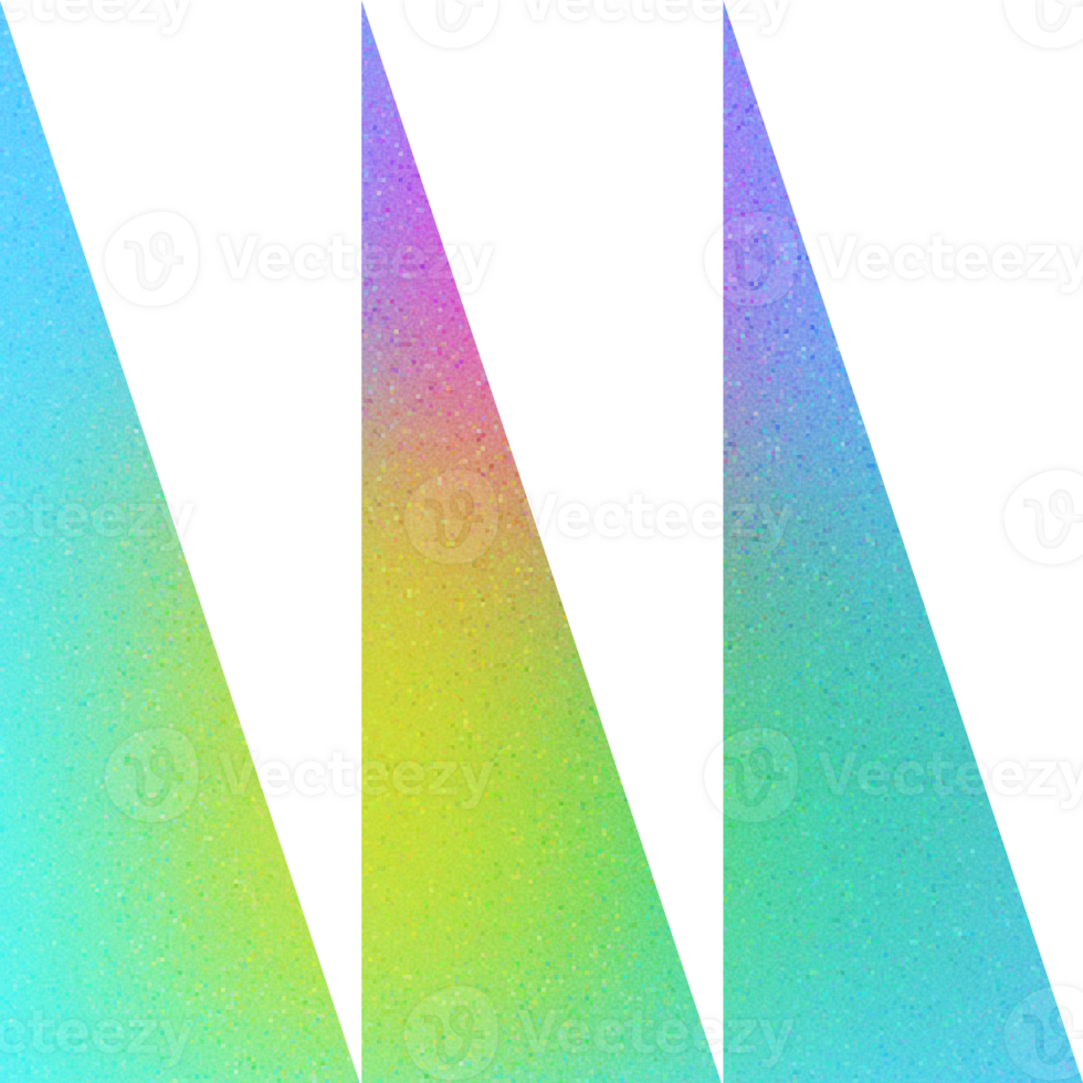 Cool Shape Triangular Array Sharp Peaks Smooth Gradient Soft Edges Vertical Triangles Gradient with Noisy Effect Sleek for Urban Branding png
