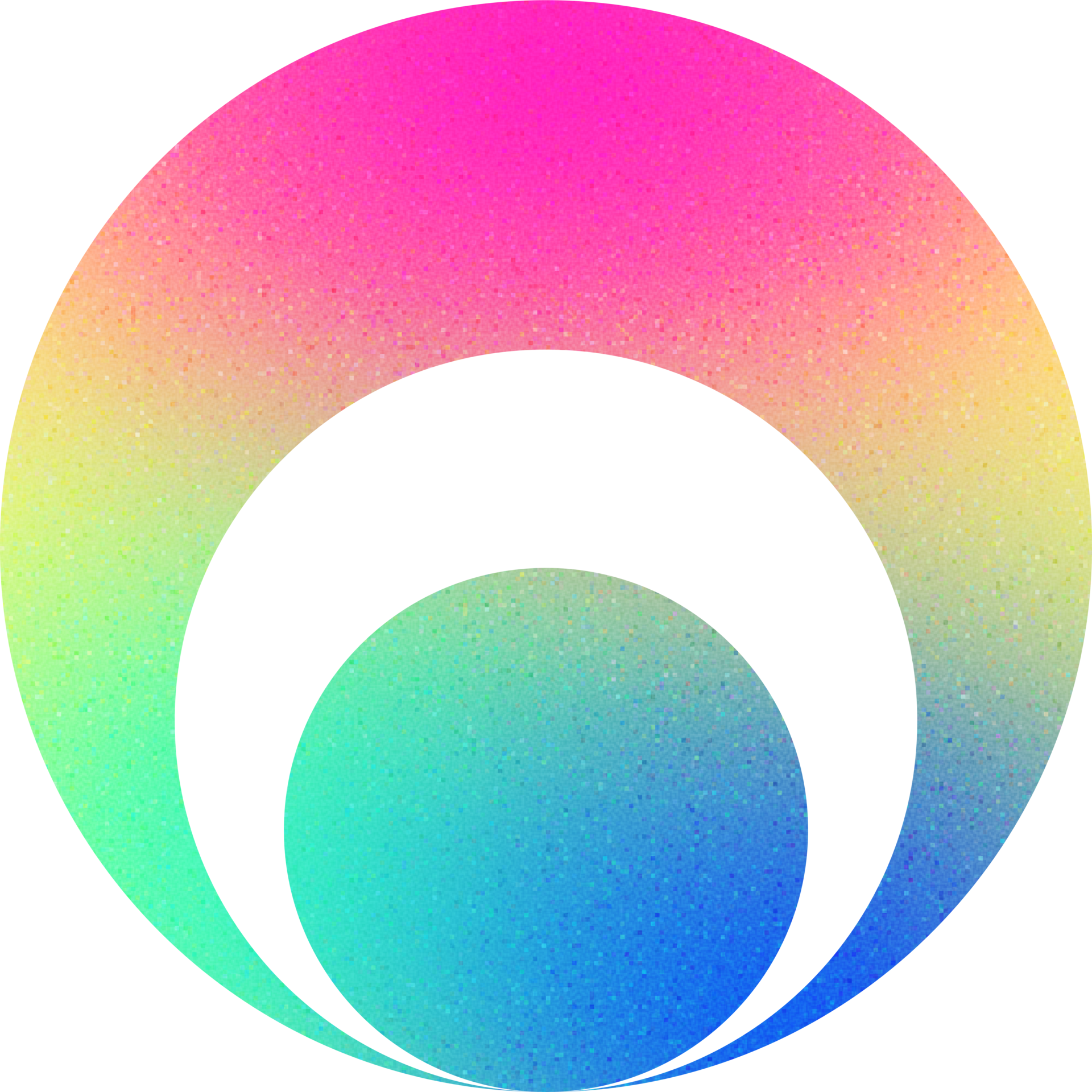 Cool Shape Concentric Dual Loops Nested Arcs Vivid Transition Circular ...