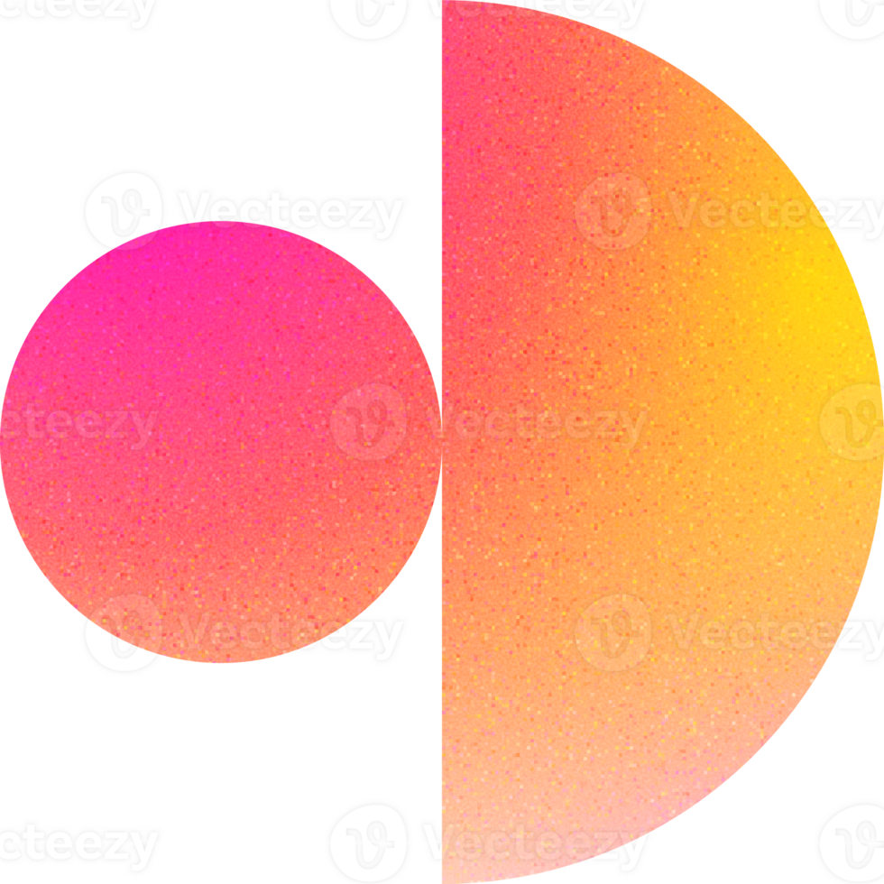 Häftigt form halvcirkelformig djärv disk täcka över geometrisk halvcirkel lutning med högljudd effekt modern för app gränssnitt png