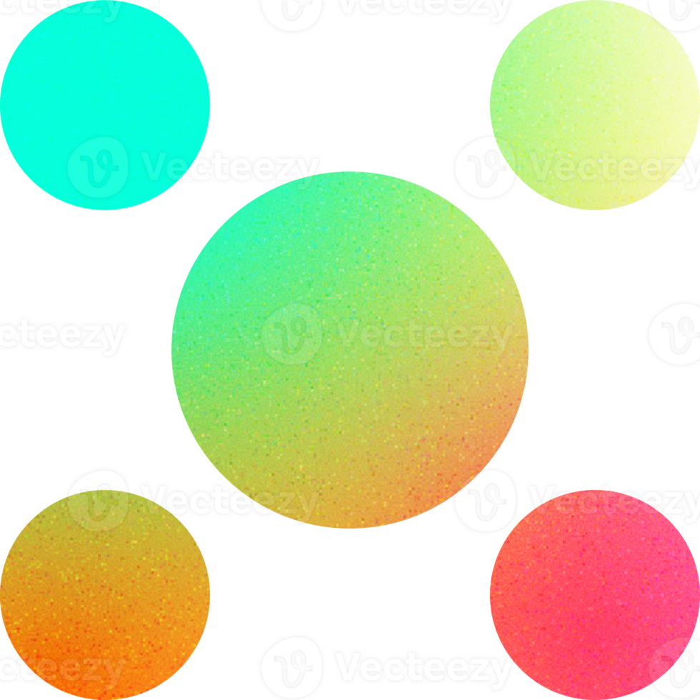 Cool Shape Clustered Spheres Varying Sizes Dynamic Arrangemen Clustered Spheres Gradient with Noisy Effect Playful for Kids' Educational Apps png