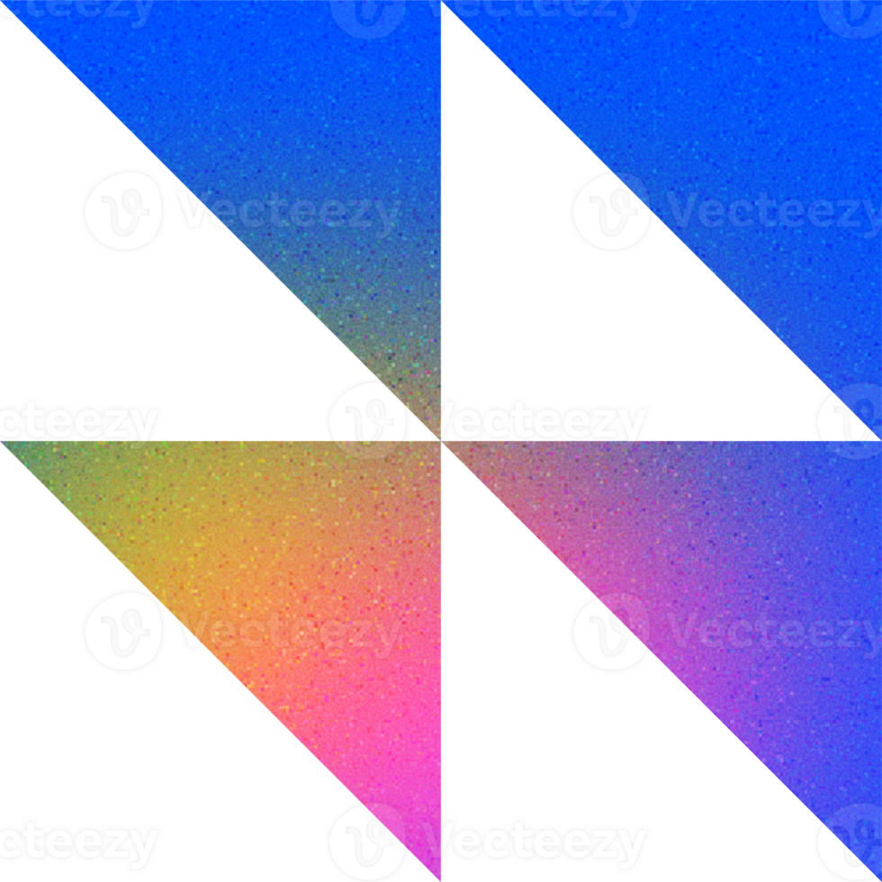 Cool Shape Dynamic Triangles Sharp Cuts Modern Aesthetic Abstract Triangle Gradient with Noisy Effect Stylish for Contemporary Art Prints png